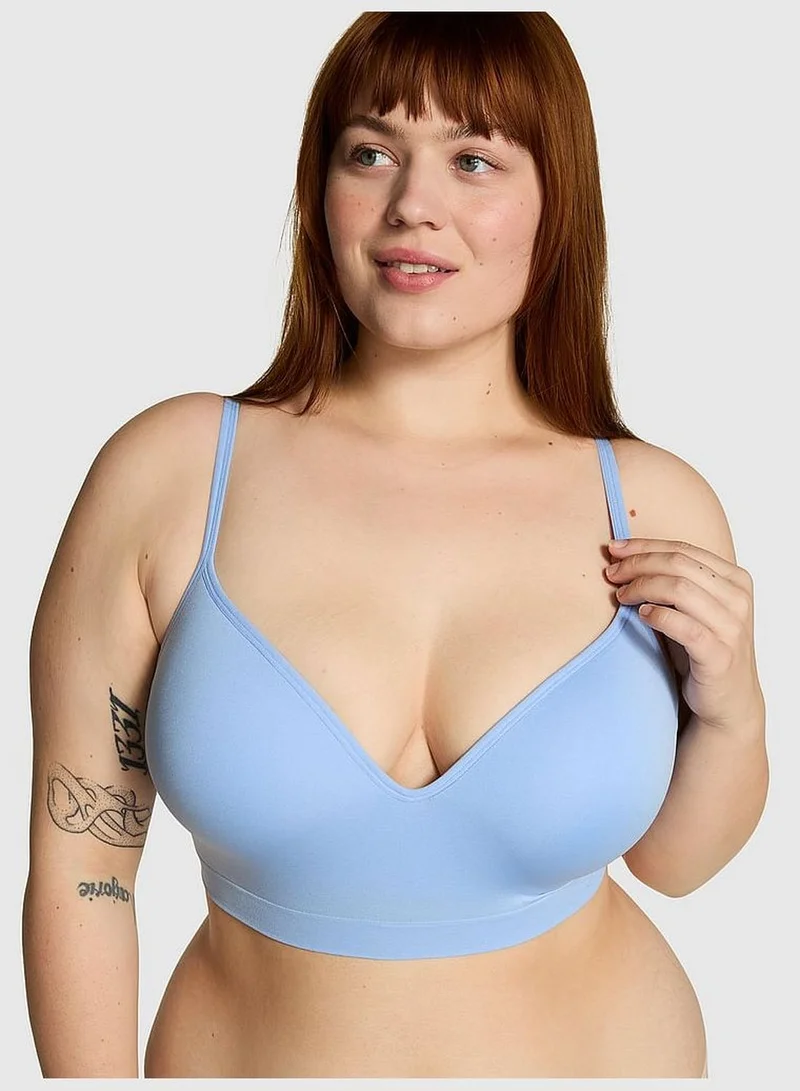 PINK Seamless Wireless Push-Up Bralette