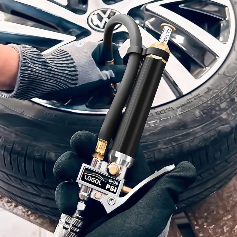 LOGOL Tire Inflator with Pressure Gauge - Image 5