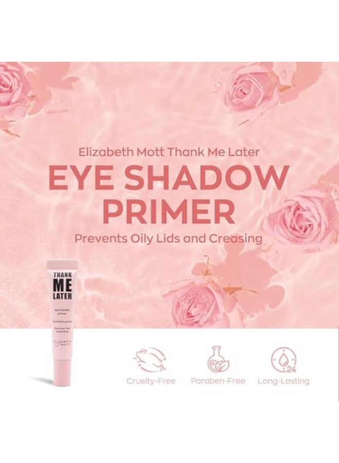 Elizabeth Mott Thank Me Later Eyeshadow Primer for Long-Lasting Power Grip - Eye Primer Makeup Base to Control Oil & Prevent Creasing for All-Day - Eye Primer for Mature Skin - 10 g - Image 4