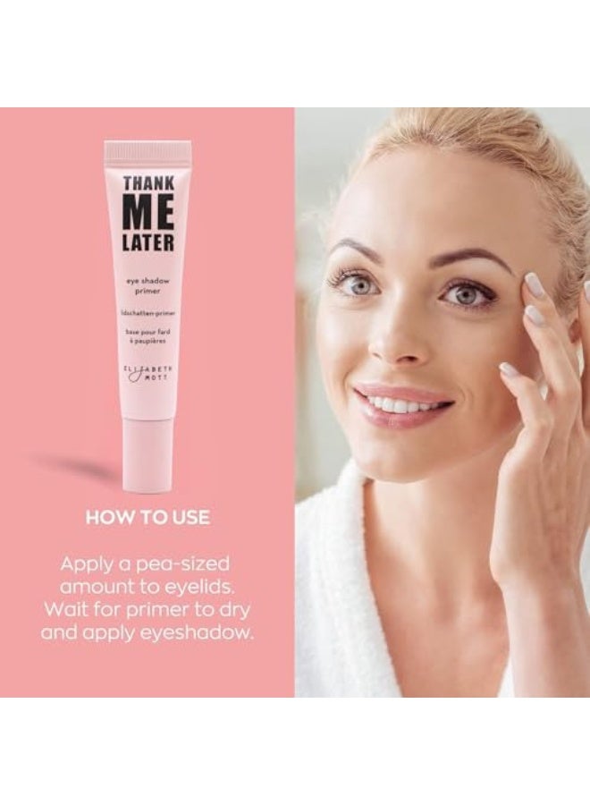 Elizabeth Mott Thank Me Later Eyeshadow Primer for Long-Lasting Power Grip - Eye Primer Makeup Base to Control Oil & Prevent Creasing for All-Day - Eye Primer for Mature Skin - 10 g - Image 5