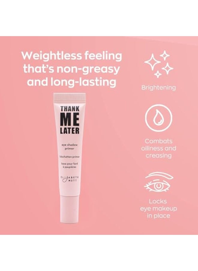 Elizabeth Mott Thank Me Later Eyeshadow Primer for Long-Lasting Power Grip - Eye Primer Makeup Base to Control Oil & Prevent Creasing for All-Day - Eye Primer for Mature Skin - 10 g - Image 3