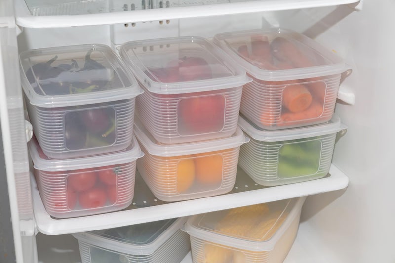 Clazkit Fruit Storage Containers for Fridge 4 Pack - Fruit Fresh Keeper Containers with Lids, Bins BPA-Free Plastic for Veggie Berry Salad Lettuce-1800ML, Transparent - Image 5