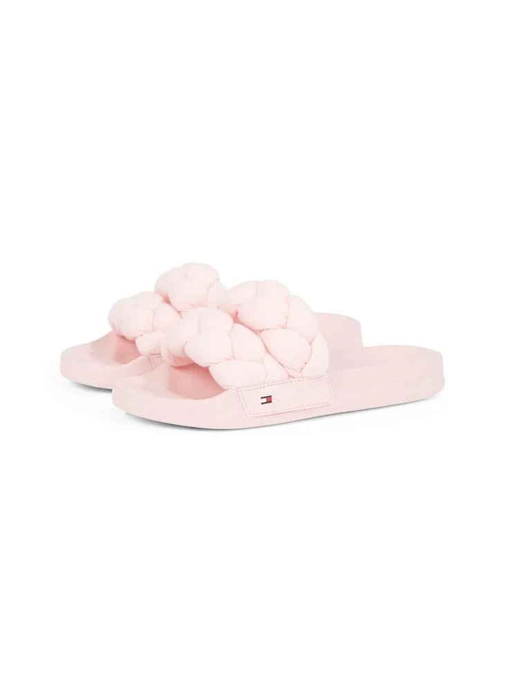 TOMMY JEANS Braided Single Strap Slides