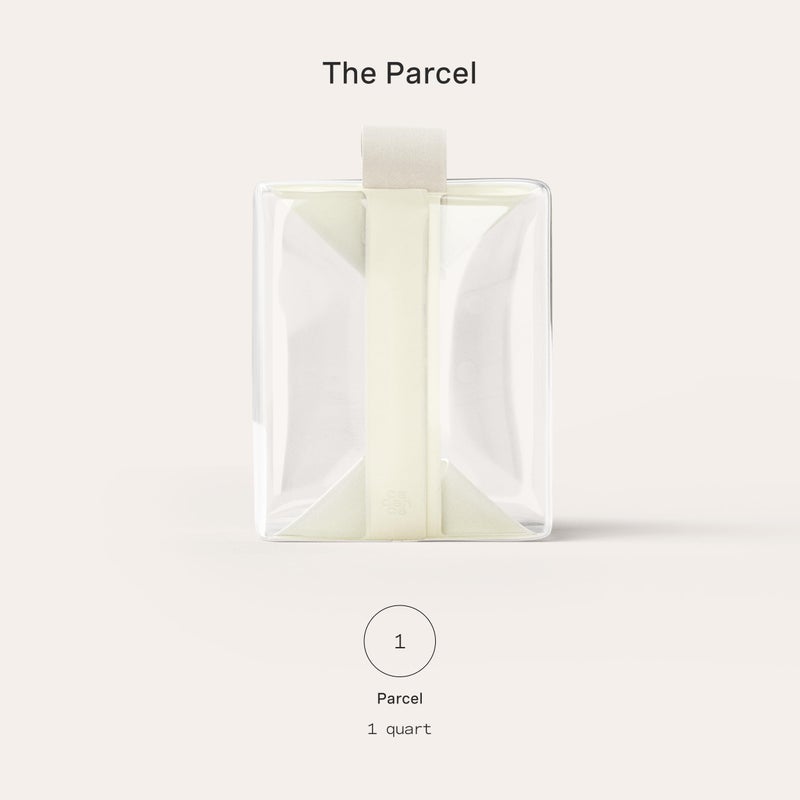 Cadence Parcel - Clear Kit with Magnetic Closure - Durable and Leak-Resistant Travel Toiletry Kit - TSA-Compliant & Modular Design - Hygiene Bag for Travel Essentials - 1 Qt - Pebble - Image 2