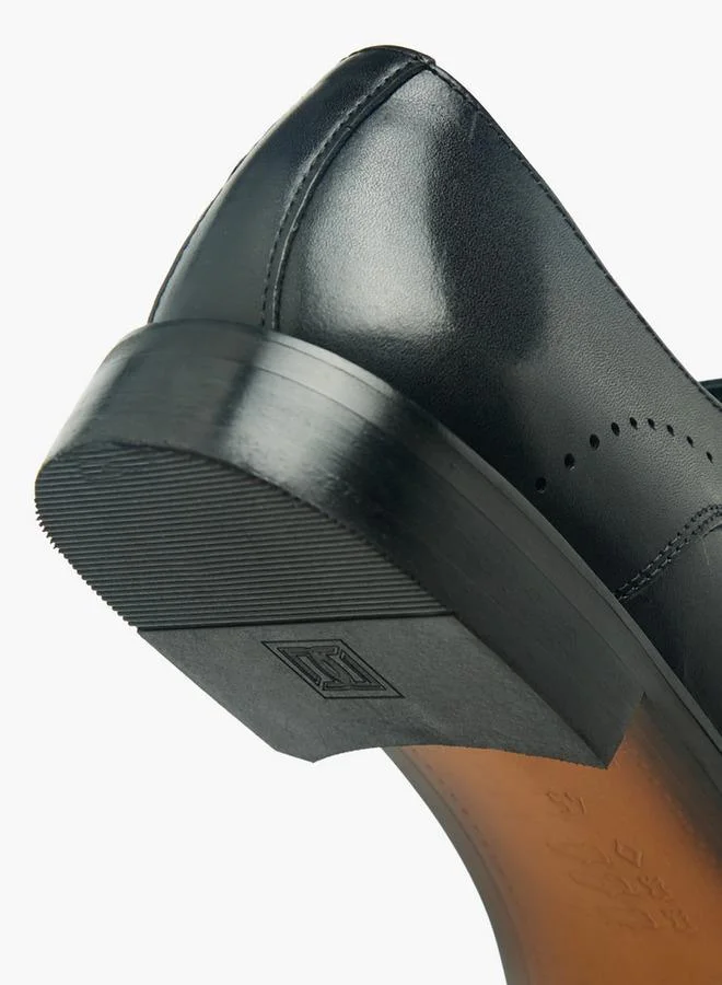 Duchini BLACK Men Lace-Up Leather Derby Shoes for Men | Best Price UAE