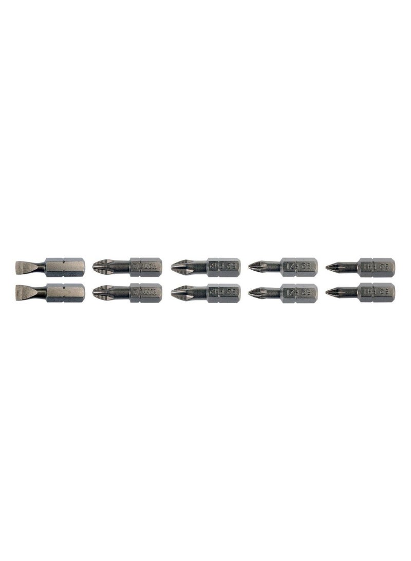 YATO Screwdriver Bits 1/4" 25mm 10pcs/sets YT-04822