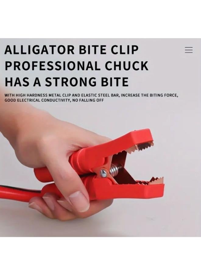 جويبا كابلات توصيل لبطارية السيارة 3M 500A، أسلاك توصيل طويلة جدًا لبطارية السيارة شديدة التحمل مع حقيبة تخزين، مشابك مرمزة بالألوان لشاحنة شاحنات البنزين والديزل - Image 2