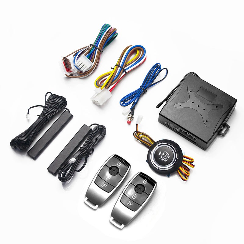 Shenyi Car Modification One-Click Start Keyless Entry Pke One-Way Anti-Theft Device Remote Start 12V System - Image 1
