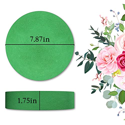 Max Shape Round Floral Foam Blocks,Large Dry Floral Foam for Artificial Flowers,Craft Project,Wedding Aisle Flowers,Arty Decoration 6 Pack (7.87'') - Image 2