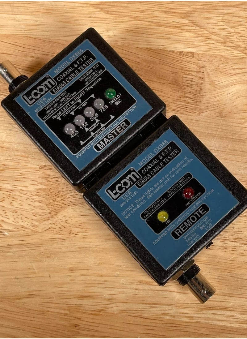 L-com - DXB66 Coaxial & FTP EIA568 Professional Cable Tester - Image 1