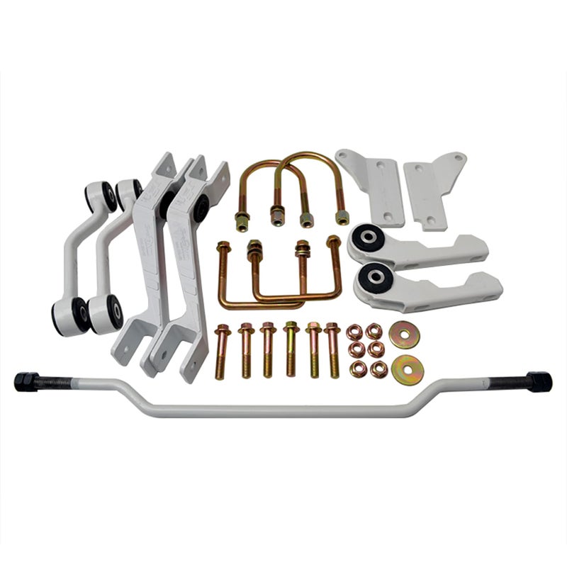 JS SUPER WORK Rear Stabilizer Anti Roll Sway Bar Space Arm Fit for Fortuner SUV 20072014Suspension Stabilizer Bar Link Kit with Sway Bar End Link Large White