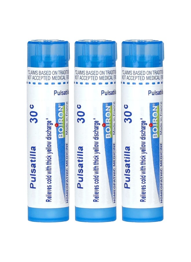 Boiron Boiron, Pulsatilla, Meltaway Pellets, 30C, 3 Tubes, 80 Pellets Each  - Image 3