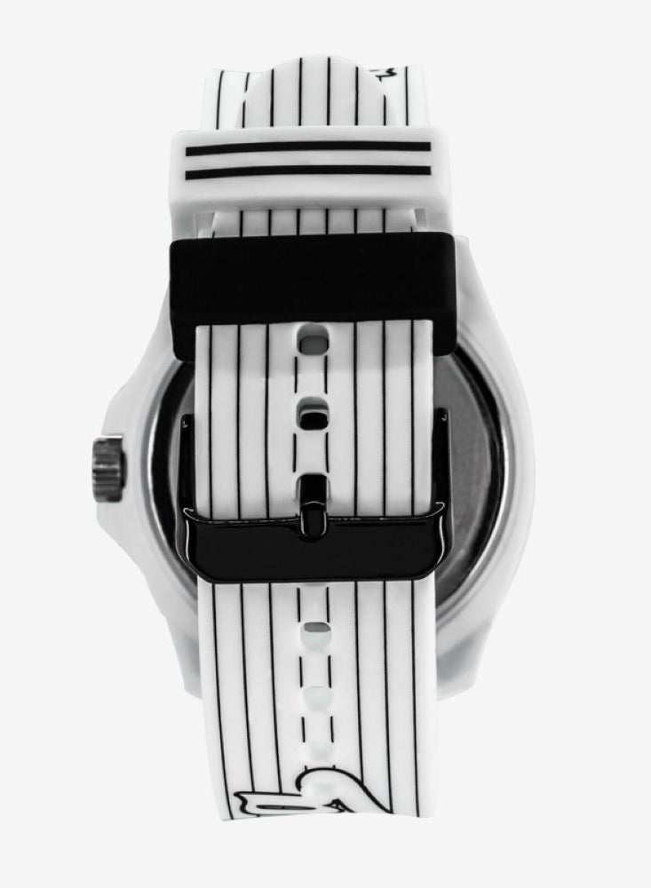 Fila Style Unisex Analog Watch White Silicone Strap, 38-326-012, size 43mm - Image 4