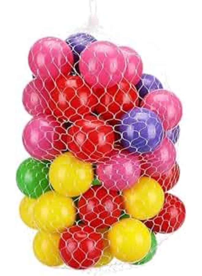 50-Piece Soft Ocean Pit Toy Balls Play Set Multicolored For Age Group 1+ Years