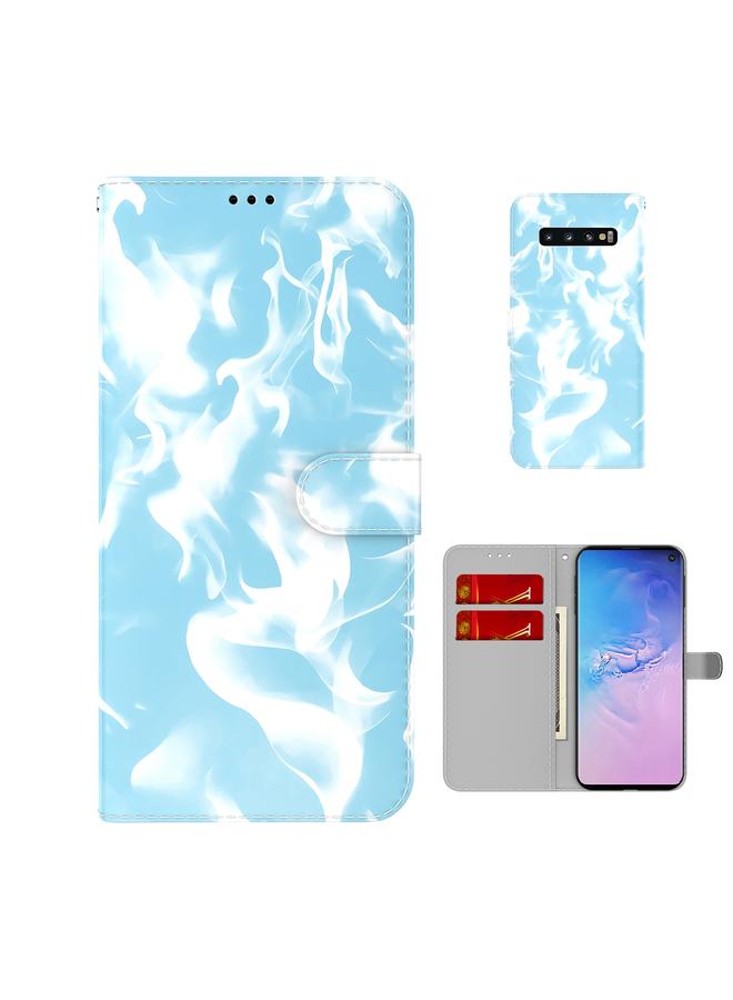 S-TOP Case For Samsung Galaxy S10 Cloud Fog Pattern Horizontal Flip Leather Case with Holder & Card Slot & Wallet - Image 1