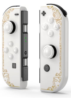 KASTWAVE Joy Cons Wireless Controller for Nintendo Switch, L/R Controllers Replacement Compatible with Nintendo Switch/Lite/OLED, Joystick with Wake-up/Screenshot/Dual Vibration (White)  - Image 1