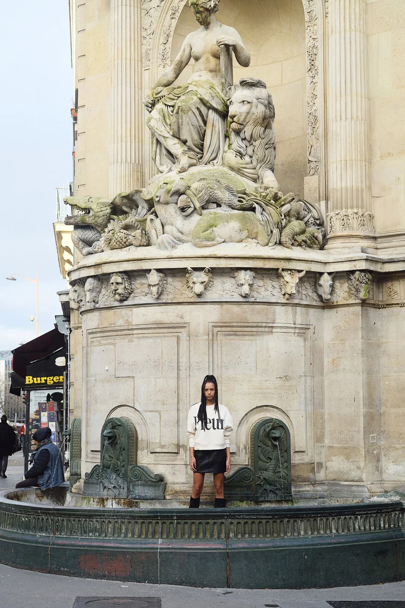 اتش اند ام سويت شيرت مطبوع