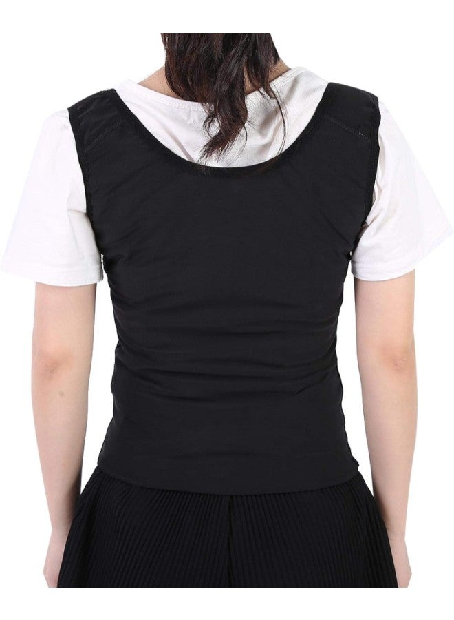 klarako Women Waist Trainer Vest Slim Sauna Tank Top Body Shaper Shirt Thermo Slimming Shapewear Vest for Weight Loss, Body Shaping, Abdomen Tightening(L/XL)  - Image 4