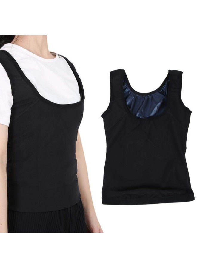 klarako Women Waist Trainer Vest Slim Sauna Tank Top Body Shaper Shirt Thermo Slimming Shapewear Vest for Weight Loss, Body Shaping, Abdomen Tightening(L/XL)  - Image 3
