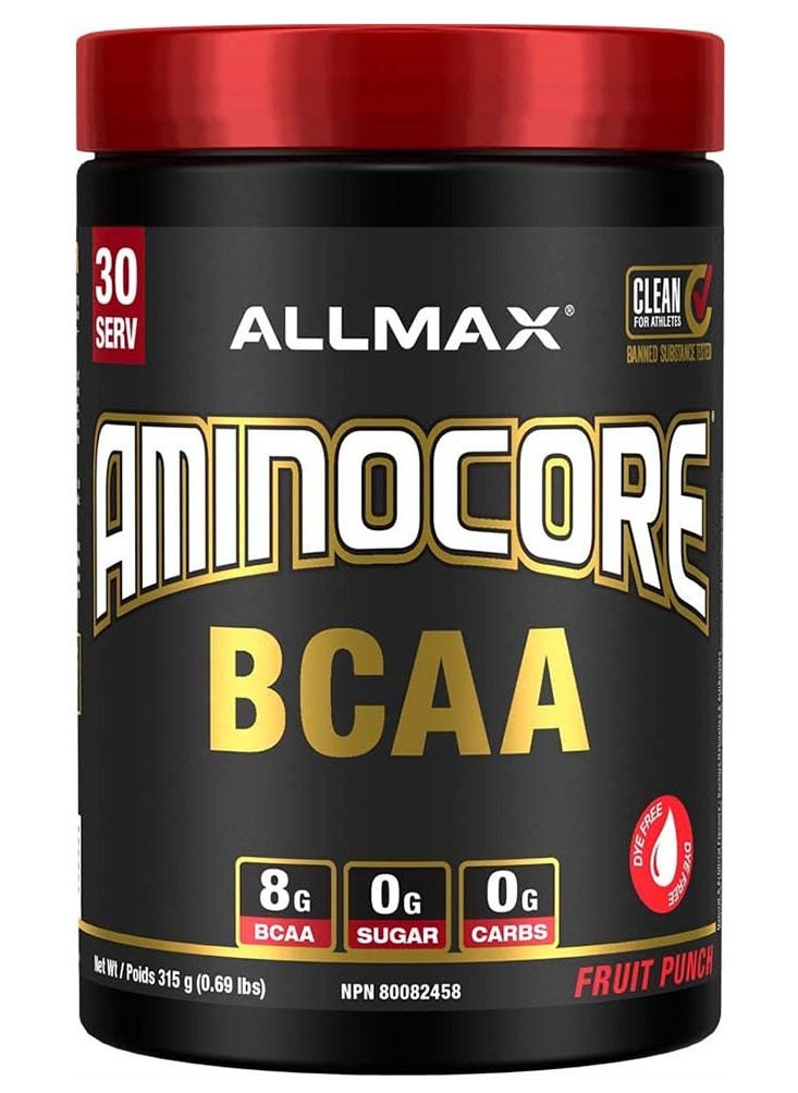 أول ماكس أمينو كور BCAA، خالي من السكر، خالي من الكربوهيدرات، عصير الفاكهة، 30 حصة  - Image 1