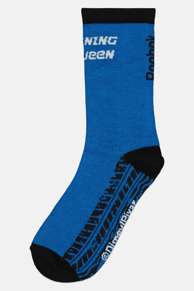 Kids Boy 1 Pair Brand Logo Ankle Socks, Multicolor