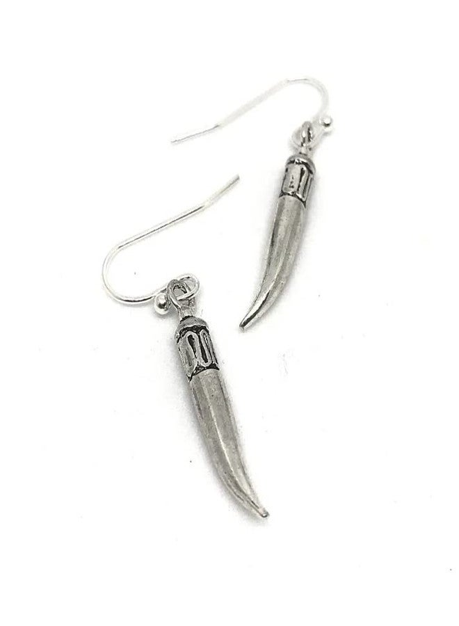 Astroghar Tibetan Aupicious Metal Horn And Tusk Lucky Charm Tops Jhumka Earring Ear Ring Pair For Men And Women And Girls - Image 3