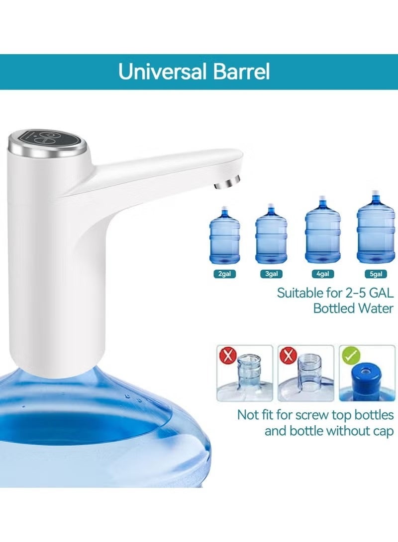 KRAWN Drinking Water Pump Portable USB Charging Electric Bottle Pump Multipurpose Dispenser for Home Camping - Image 4