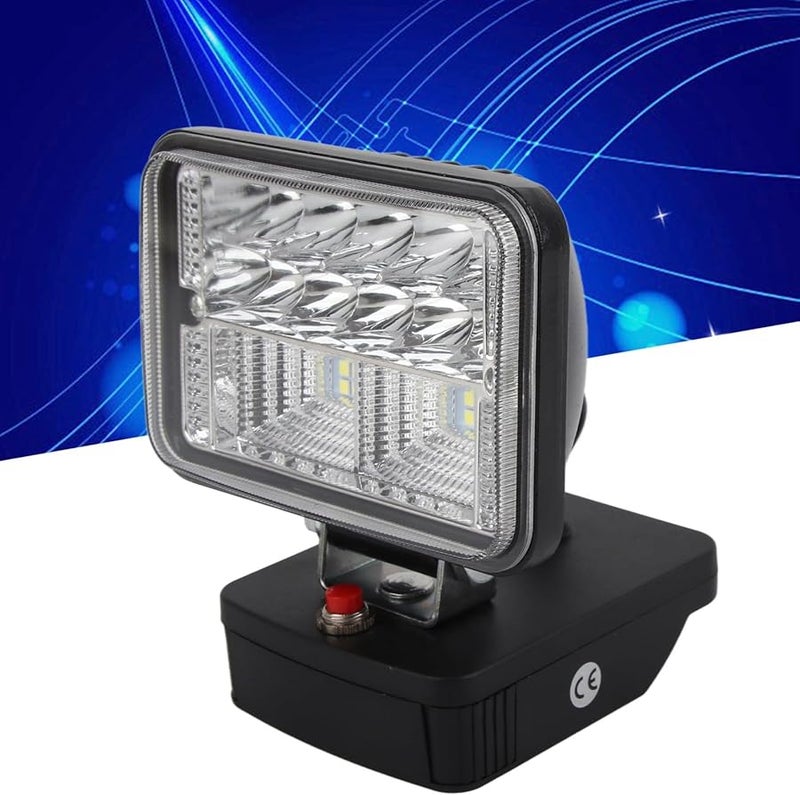 مصباح عمل LED لاسلكي 18 فولت محمول لإضاءة الأدوات الخارجية - Image 2