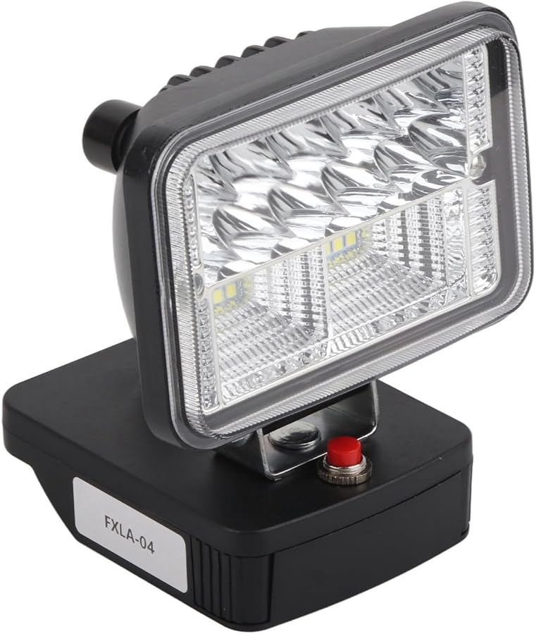 مصباح عمل LED لاسلكي 18 فولت محمول لإضاءة الأدوات الخارجية - Image 3