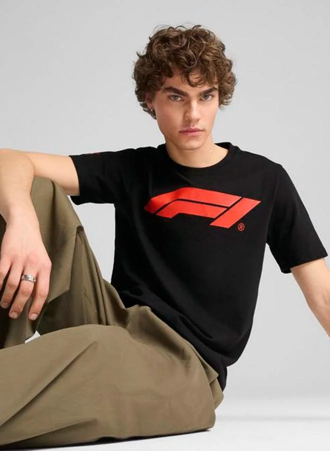 PUMA puma black F1 Essential Logo T-Shirt for Men | Best Price UAE