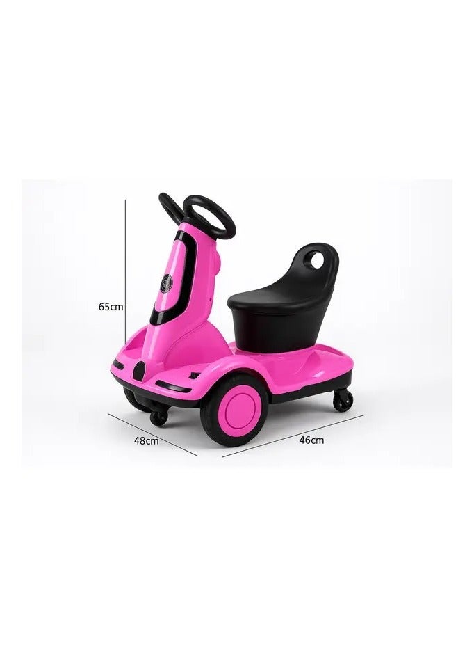 ريكسا سكوتر كهربائي للأطفال بأربع عجلات - محركان، أضواء LED وموسيقى - Image 2