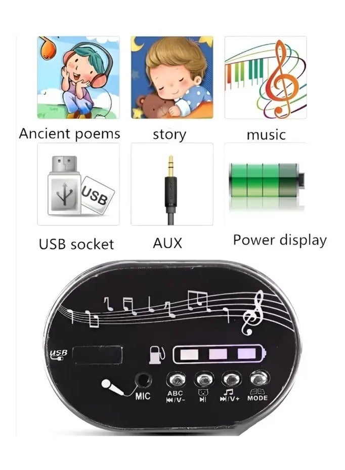 ريكسا سكوتر كهربائي للأطفال بأربع عجلات - محركان، أضواء LED وموسيقى - Image 3