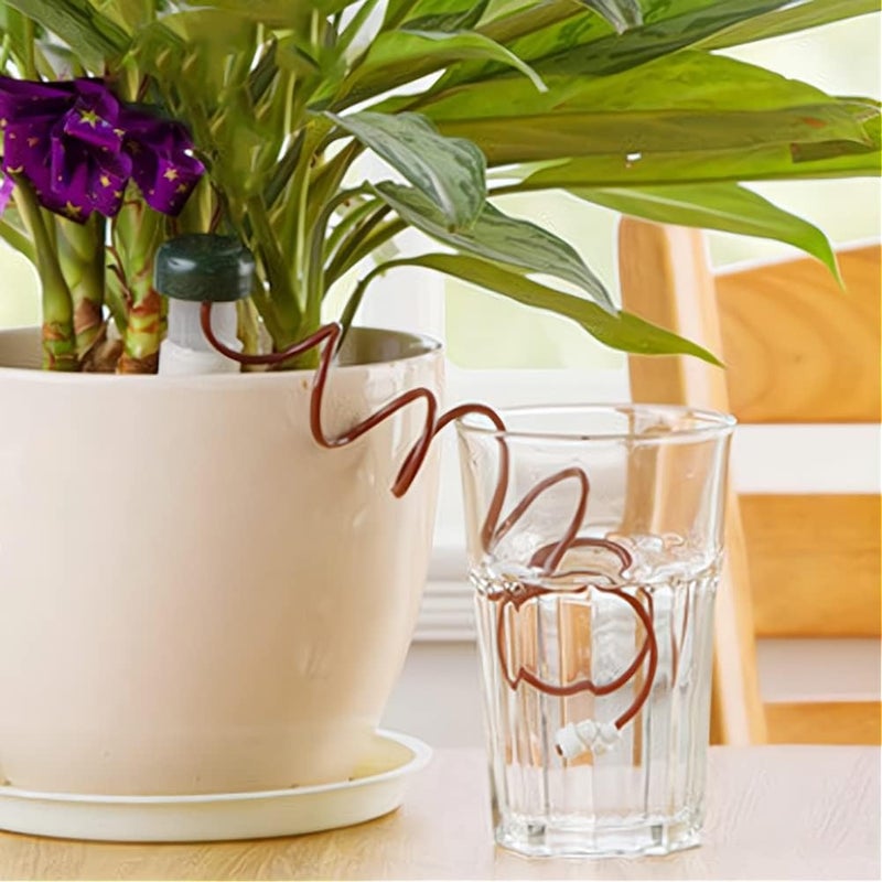 Luckam 8 pcs/Lot Indoor Auto Drip Irrigation Watering System Automatic Plant Waterers For Houseplant Seen Novelty Households - Image 2