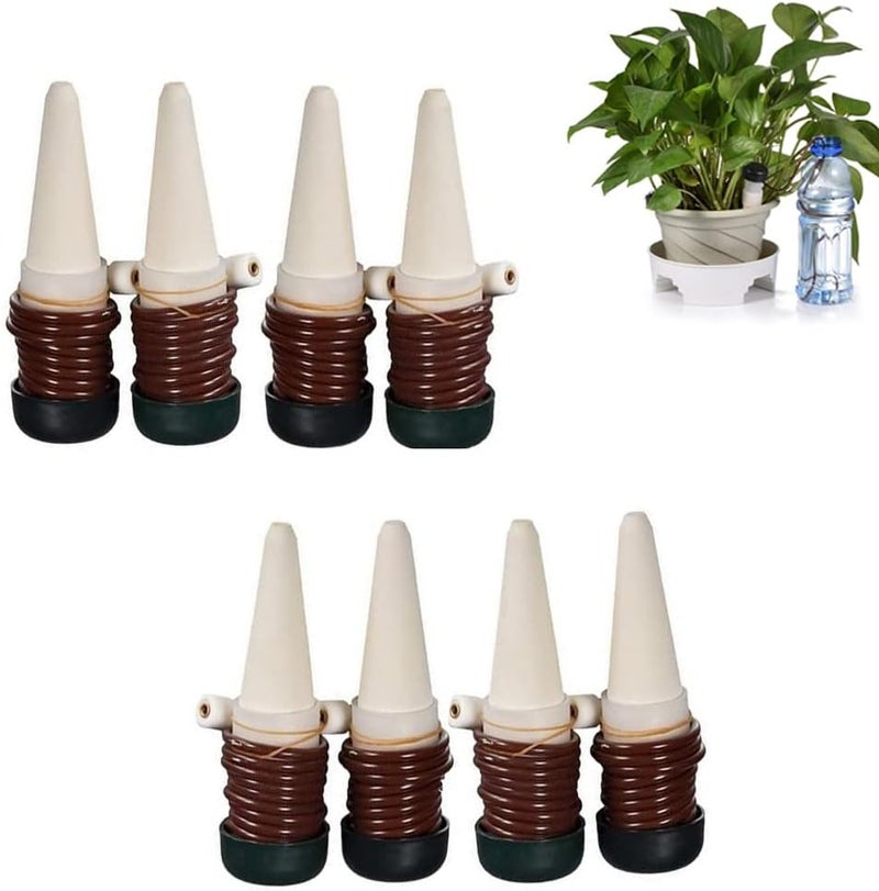 Luckam 8 pcs/Lot Indoor Auto Drip Irrigation Watering System Automatic Plant Waterers For Houseplant Seen Novelty Households - Image 1