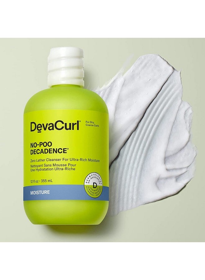 DevaCurl DevaCurl No-Poo Decadence Zero Lather Cleanser for Ultra-Rich Moisture, Green Oasis, 12 fl. oz.  - Image 2
