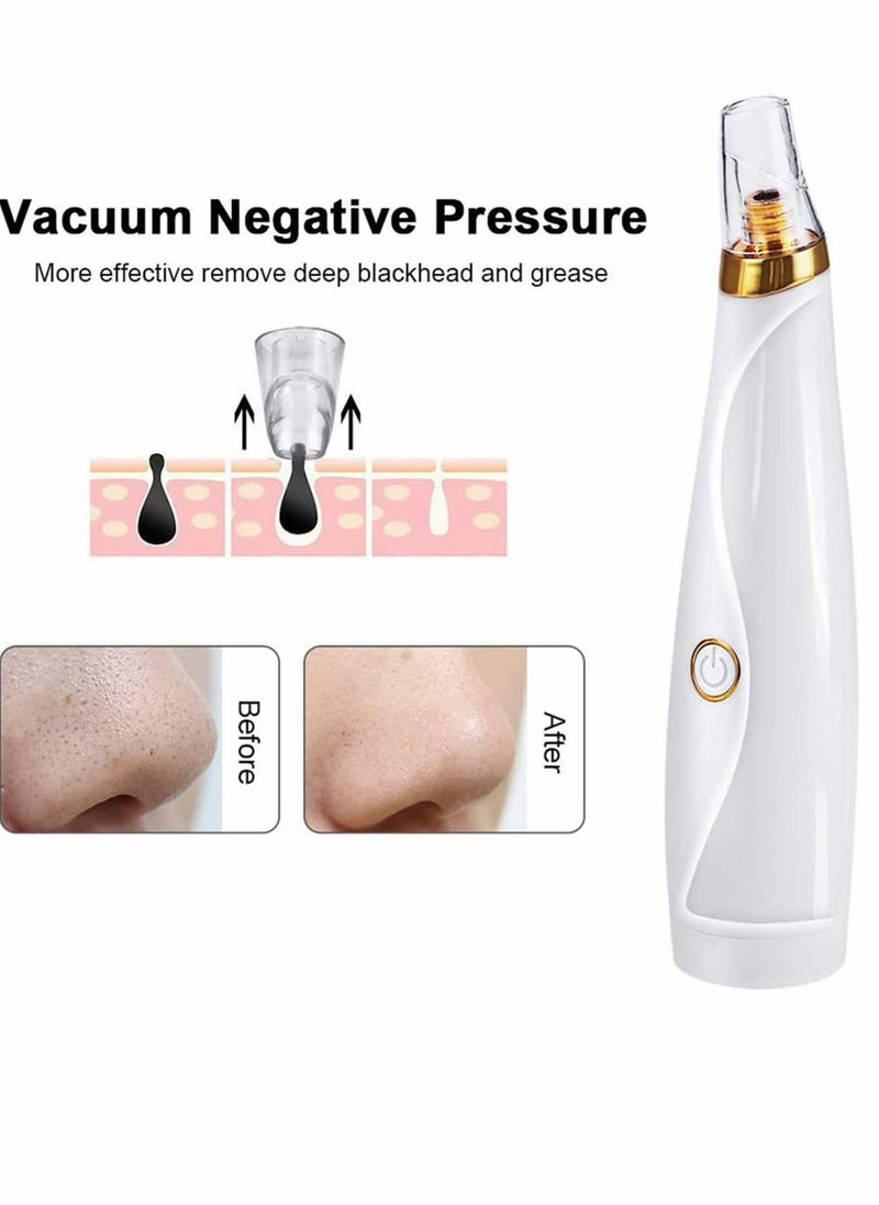 KASTWAVE Blackhead Remover, 3 Modes Electric Small Bubble Pore Cleanser, Facial Massage Cleanser, with Curved Blackhead Needle Kit, Portable Easy to clean, Smooth Skin, Absorb Grease, Female Beauty  - Image 3