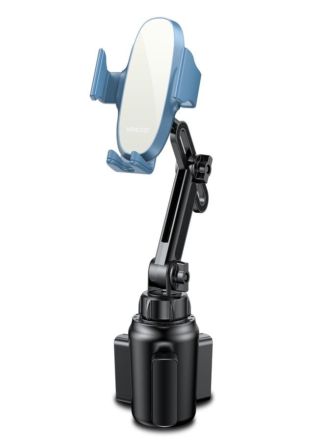 Miracase Universal Cup Phone Holder for Car, [Upgraded Version] Adjustable Long Neck Car Cup Holder Phone Mount Cradle Friendly Compatible with iPhone Samsung Google and All Smartphones, King Blue - Image 1