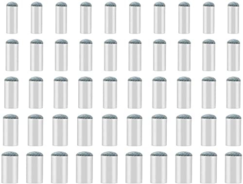 Savita 50 Pieces Assorted Pool Billiard Cue Tips Pool Stick Tips Replacements Compatible with 9mm, 10mm, 11mm, 12mm, 13mm Cue Tips - Image 1