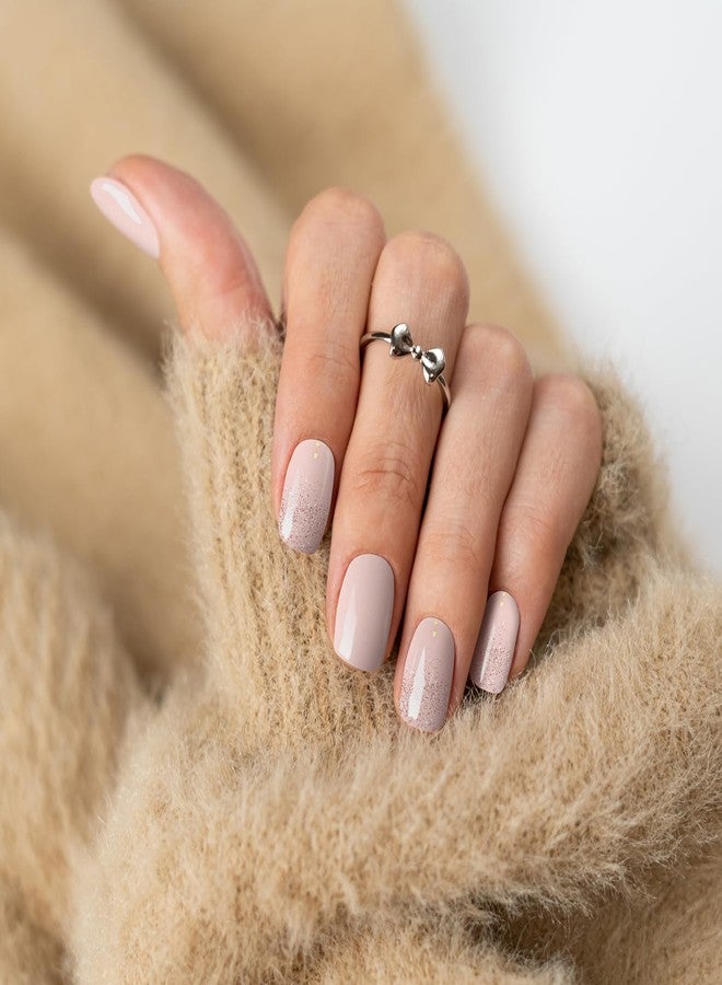 DUKASOU شرائط أظافر جل ديوكاسو شبه المعالجة، باليه أطراف الأصابع | 28 قطعة شرائط أظافر جل تعمل مع أي مصباح UV، ملصقات أظافر بجودة صالون، سهلة التطبيق لأظافر DIY في المنزل - Image 4