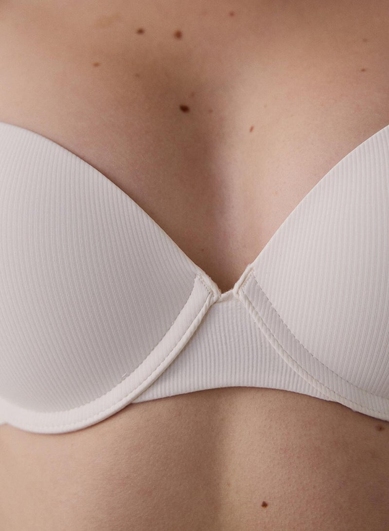 Penti Ecru Liny Underwire Non-Padded Effective Bra - Image 4