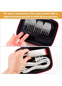 ALLPRIMO ALLPRIMO Case Compatible with Wahl Professional Peanut Classic Clipper Trimmer #8685 8655 8655-200 8633 8081 8035. Hair Clipper Organizer Holder for Attachment Comb, Oil,Blade Guard(Box Only)-Black  - Image 4