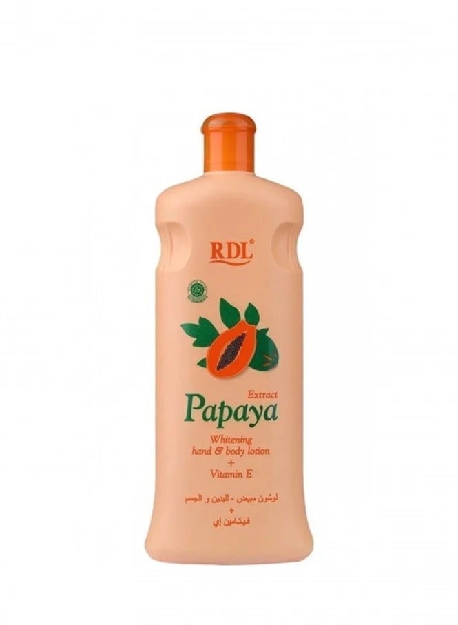 RDL 3 Pieces of Papaya Extract Whitening Hand And Body Lotion 200 ml - Image 3