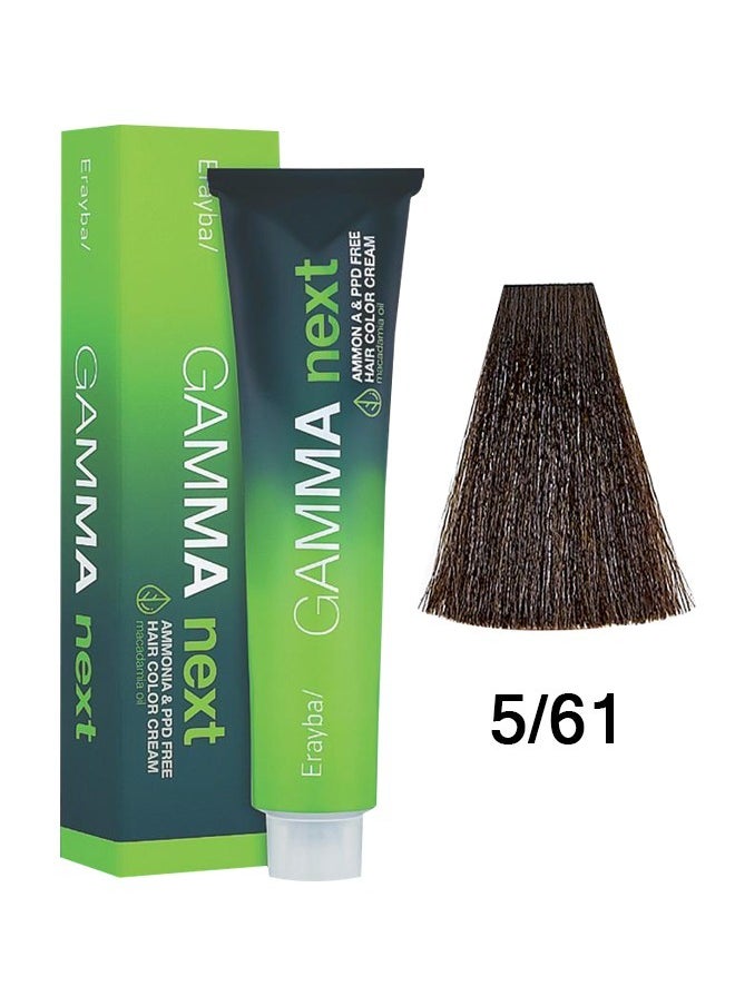 Gamma Next Permanent Hair Dye Ammonia Free100ml 5/61Light Chestnut Brown) - pzsku/Z259F46B563544AA9EBD3Z/45/_/1733864070/337fd309-9c04-4a20-93b4-c465a2872996