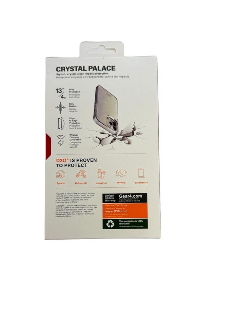 جيرفور جراب لهاتف أيفون 14 برو ماكس مع حماية متقدمة ضد الصدمات معتمدة من D3O بتصميم رفيع متين شفاف - Image 3