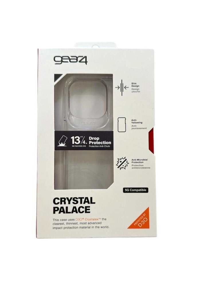 جيرفور جراب لهاتف أيفون 14 برو ماكس مع حماية متقدمة ضد الصدمات معتمدة من D3O بتصميم رفيع متين شفاف - Image 2