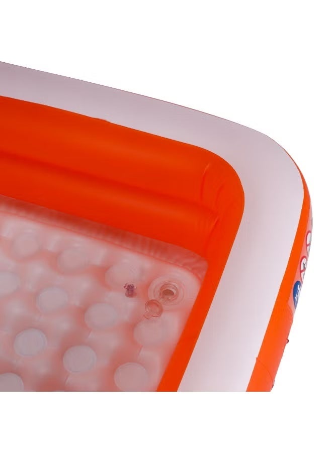 إبسلون مسبح قابل للنفخ Play Box - 85x85x23 سم (33x33x9 بوصة)، مسابح آمنة للسباحة، للأطفال من عمر 3 سنوات فأكثر / مثالي للمنزل، النزهات، الحدائق / EPSSE1669، برتقالي - Image 3