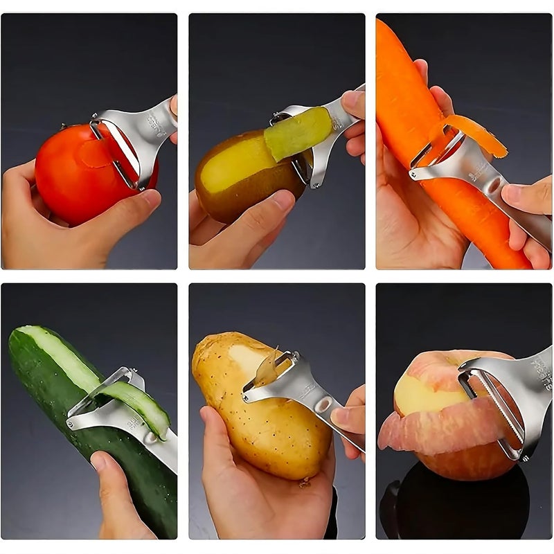 Top Chef Pro Stainless Steel Peeler – Smooth, Effortless Peeling Every Time - Image 5