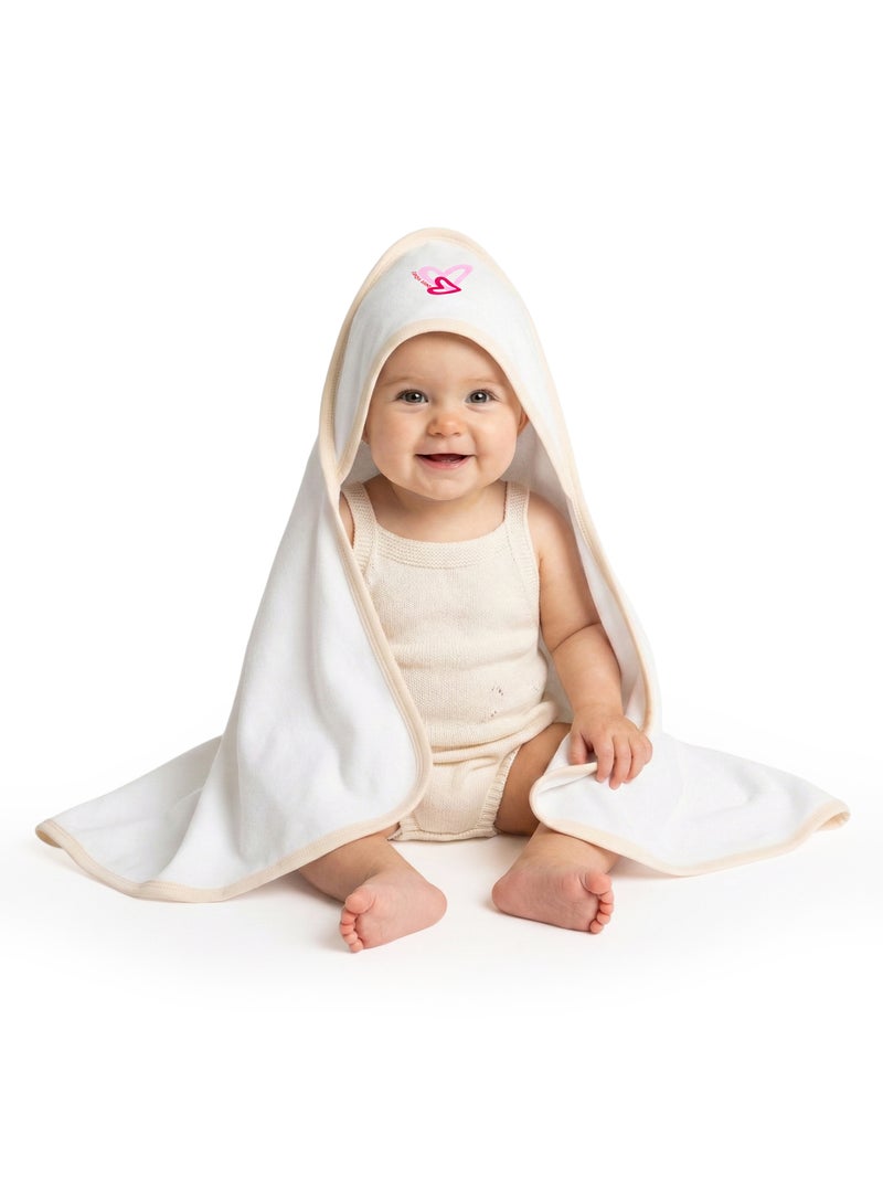 بابيز_بيسك بيبيز بيسك قماط / بطانية استقبال للمولود الجديد من القطن 100%, البيج - Image 2