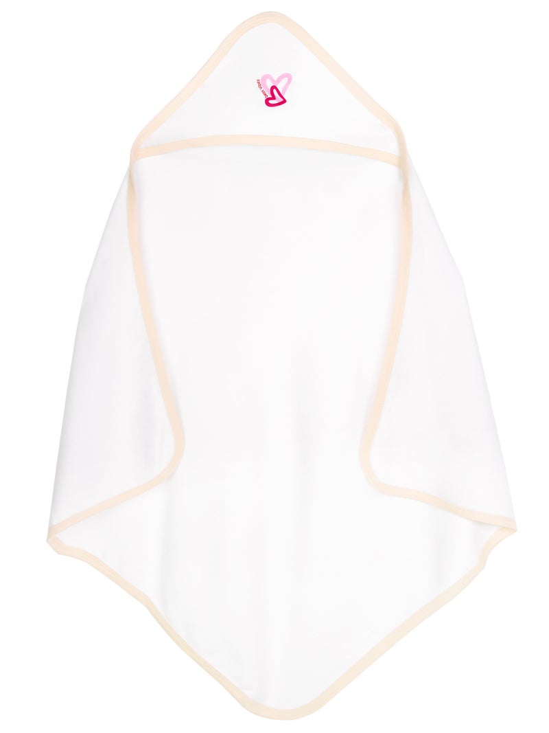 بابيز_بيسك بيبيز بيسك قماط / بطانية استقبال للمولود الجديد من القطن 100%, البيج - Image 1