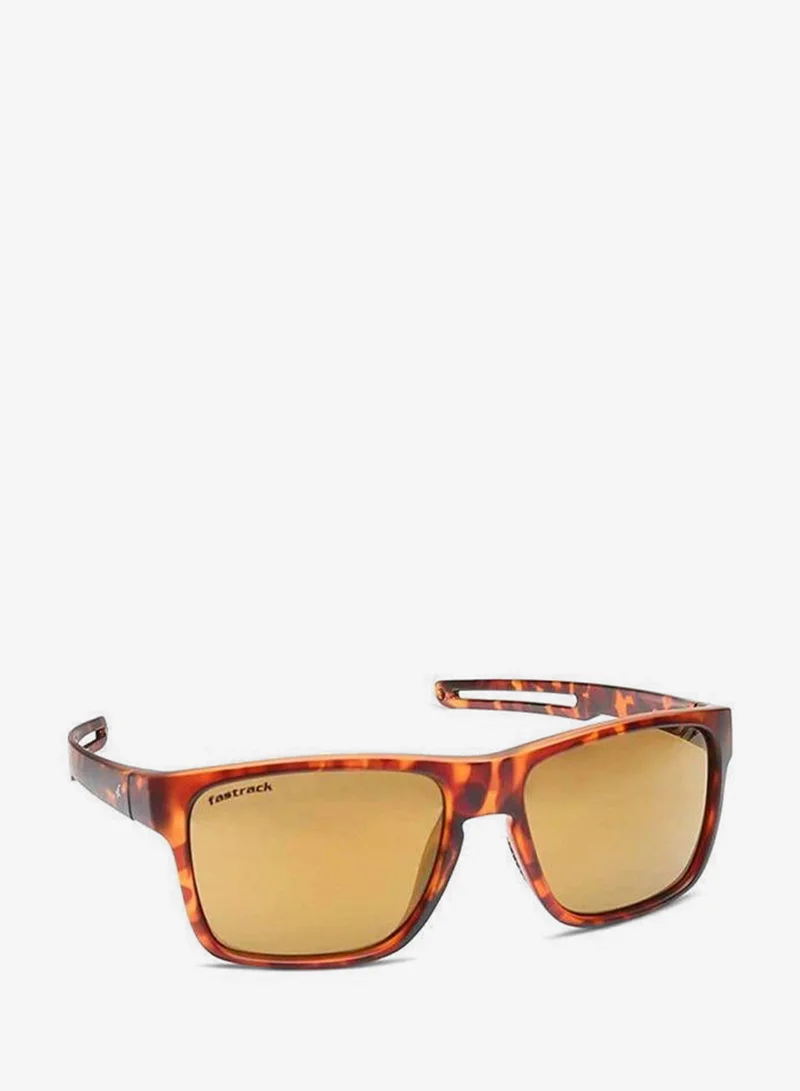 fastrack Brown Wayfarer Men Sunglasses (P415BR3|56)